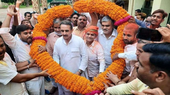 BJP's strategists did the SP: After Jagdev Chaudhary in Gonda, lotus blossomed in 13 more blocks