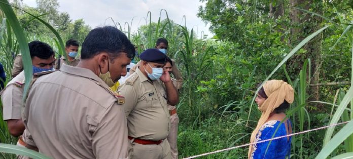 Youth skeleton found in sugarcane field, police reached the village
