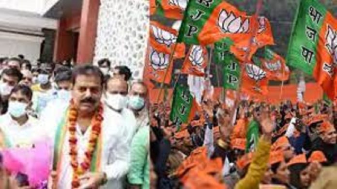 Former BSP MLA Jitendra Singh Bablu joins BJP, accused of burning BJP MP's house