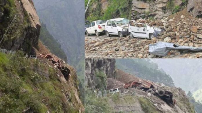 13 killed, more than 40 missing after being hit by rocks and rocks falling from mountains in Himachal Pradesh