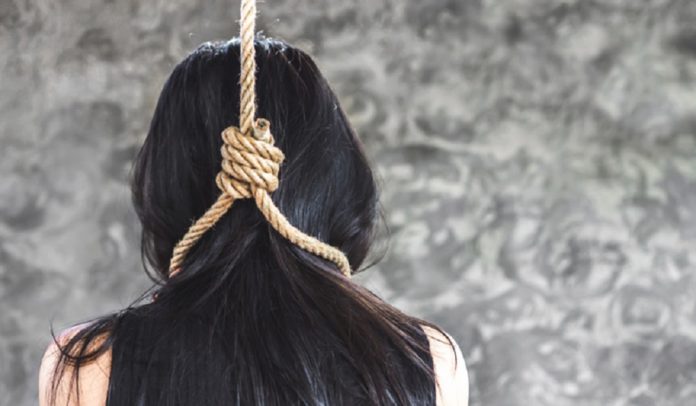 A woman saddened by her husband's second marriage in Ayodhya hanged himself