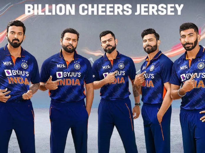 The Board of Control for Cricket in India launched the new jersey of Team India for the T20 World Cup.