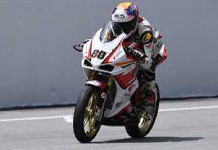 Rajeev Sethu scores another point on Day 2 of the 2022 Asia Road Racing Championship in Malaysia