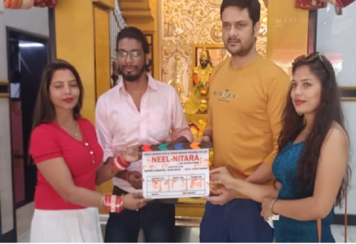 Gaurav Jha's Bhojpuri film Neel Nitara's Muhurta happened