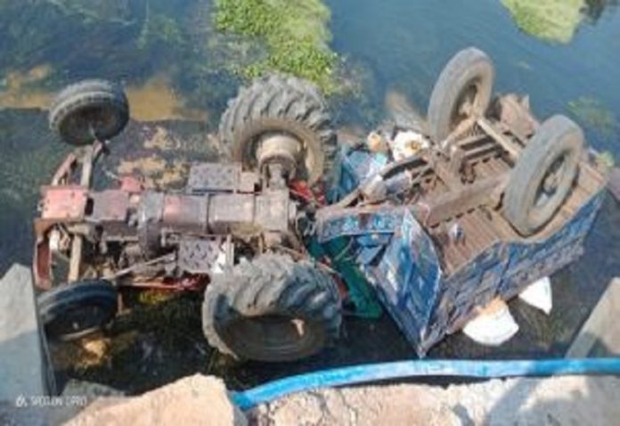 Uncontrolled truck rams into tractor in Lalitpur, four killed, 8 injured