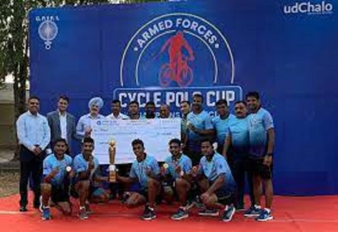 Captured the 'Ud Chalo Armed Forces Cycle Polo Cup 2023'
