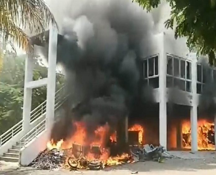 Maratha movement flares up in Maharashtra, NCP MLA's house burnt
