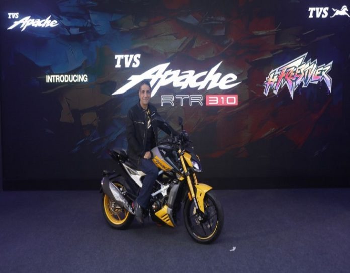 New naked sports TVS Apache RTR 310 launched in UP, know its features