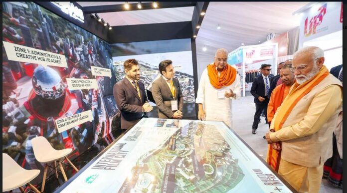 Bhutanese Infra and Bayview Projects unveil India's largest International Film City plan at UP Global Investors Summit