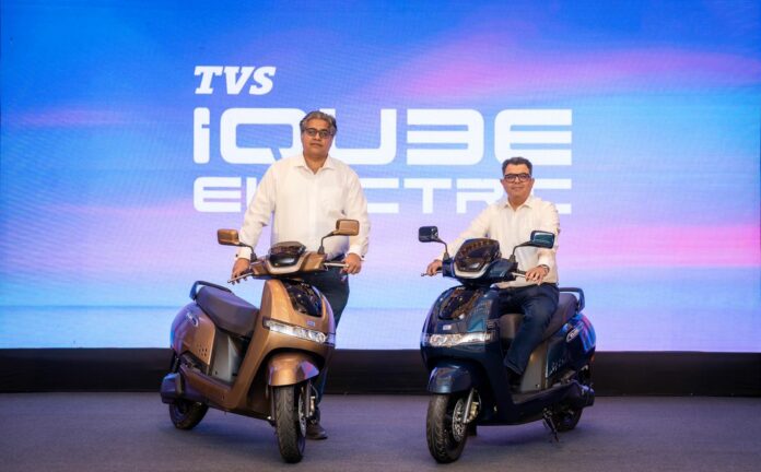 TVS Motor Company introduces new variants in TVS iQube portfolio in UP