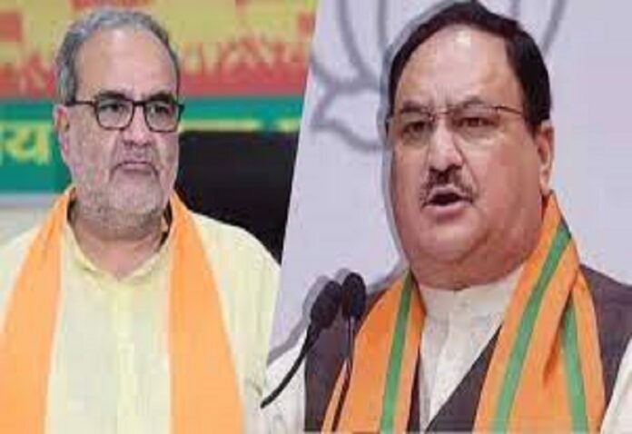 Bhupendra Chaudhary met JP Nadda on the party's troubles in UP, discussed the results of Ayodhya-Varanasi