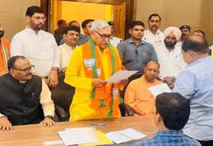 Legislative Council Elections: Bahoran Lal Maurya from BJP files nomination for MLC, victory confirmed