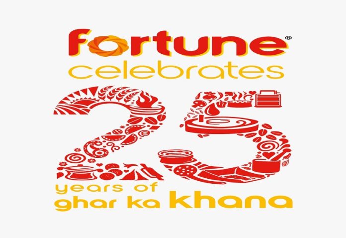 Adani Wilmar's Fortune Foods logo celebrates 25 years of serving home-cooked food to Indian homes