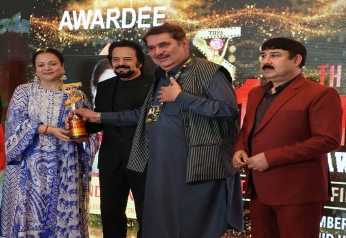 Many celebrities including Mandakini, Sudha Chandran, Arshi Khan honored with 12th TAIFA Award 2024