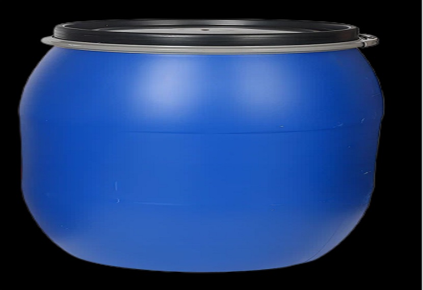 When the man caught his wife having fun with her lover, the woman said, "Be quiet or else I will pack you in a blue drum."