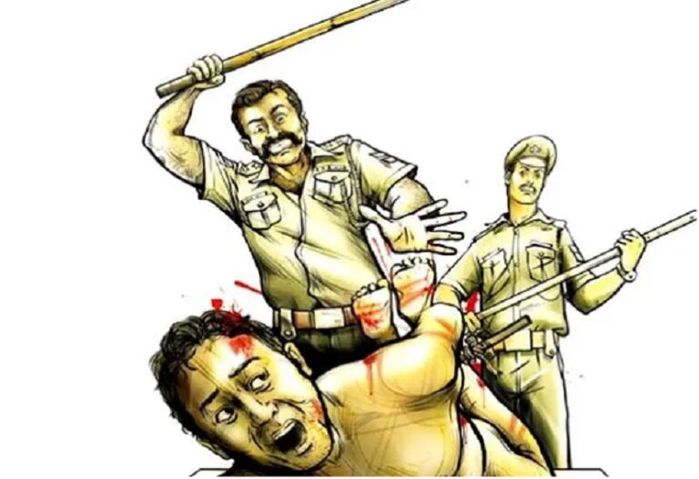 Inhumanity: A young man, upset at being beaten up in front of his wife and in-laws in the police station, committed suicide, leaving a suicide note