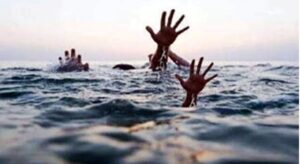 Four children who went to catch fish in Prayagraj died by drowning in a pond, there was chaos in the house