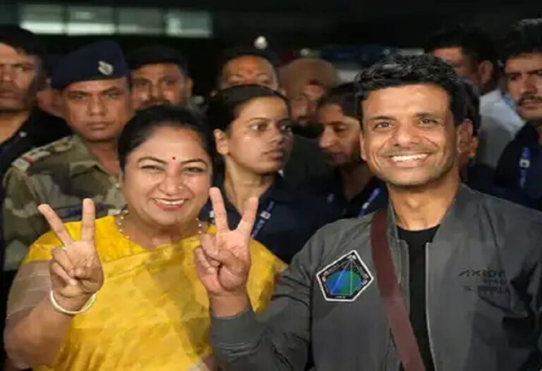 Shubhanshu Shukla returned home after completing Mission Axiom-4, received a grand welcome in Delhi