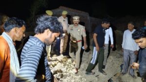 Death occurred while sleeping at night, three people including a child died and three were injured when a tin shed collapsed.