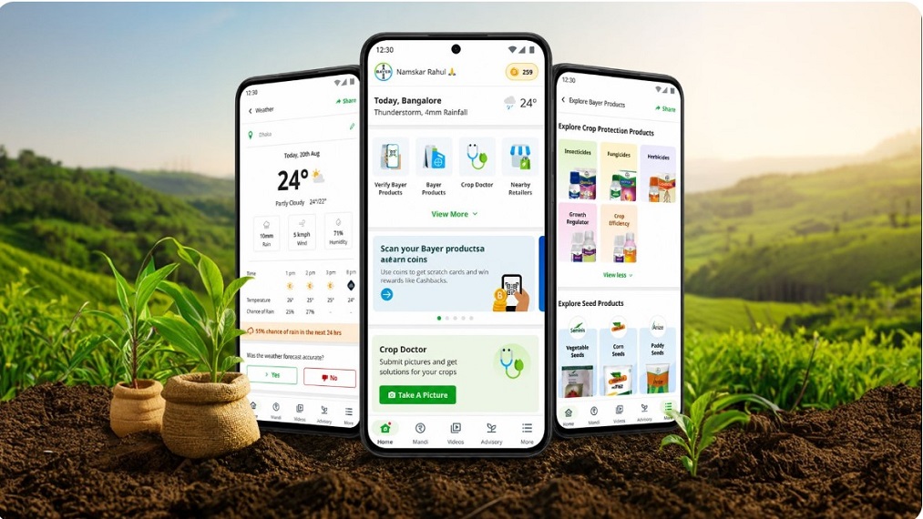 Bayer Strengthens Its 'Phygital' Connection with Indian Farmers; 'FarmRise App' Reaches 5 Million Users.