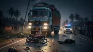 Speeding Truck Crushes Motorcyclists in Kannauj; Three Dead, Young Girl Critically Injured