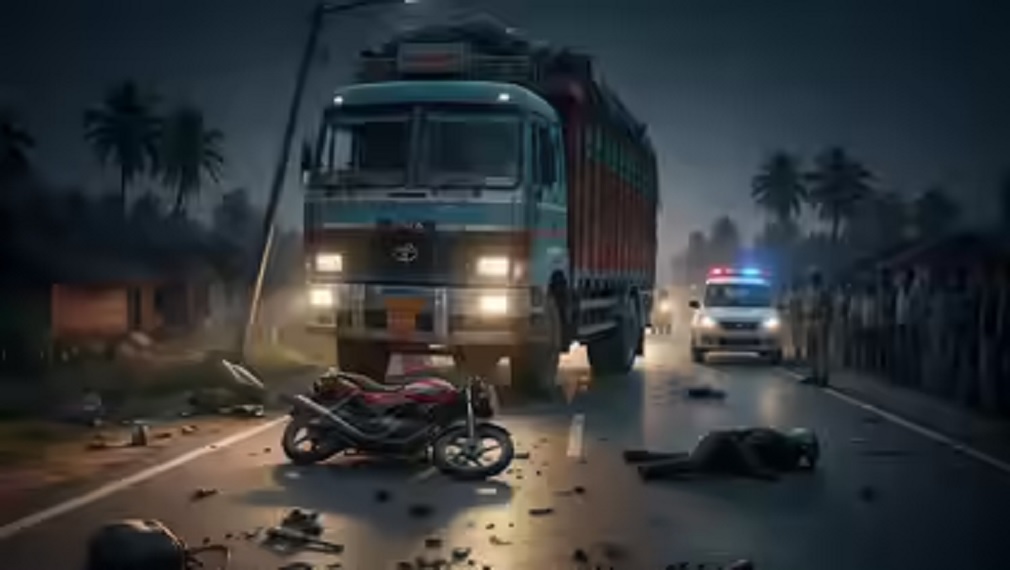 Speeding Truck Crushes Motorcyclists in Kannauj; Three Dead, Young Girl Critically Injured