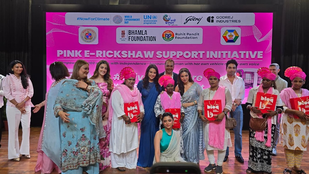 Godrej & Boyce partners to distribute 500 'Pink E-rickshaws' for women's empowerment in Maharashtra.