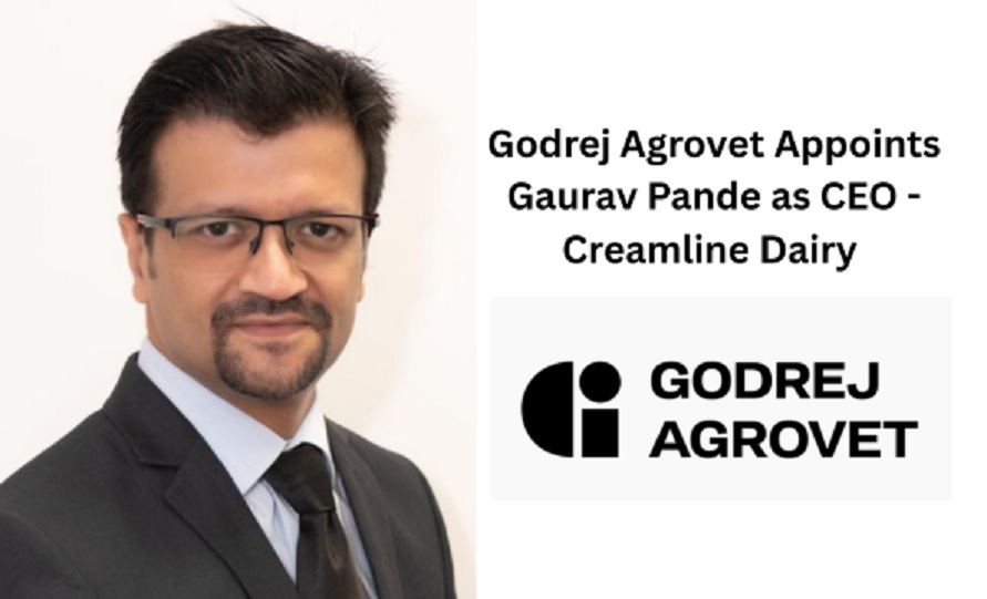 Godrej Agrovet has appointed Gaurav Pandey as the CEO of Creamline Dairy.