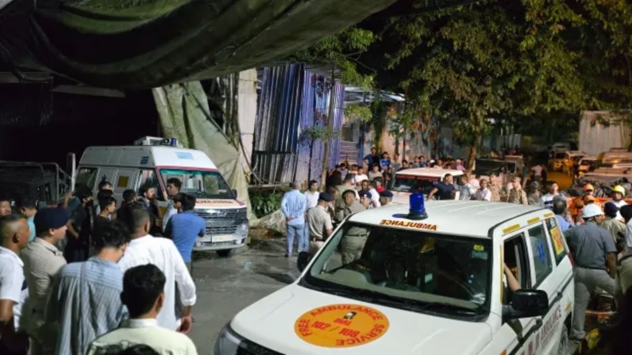 7 workers killed in Sikkim tunnel construction accident; 27 still trapped, rescue operations underway.