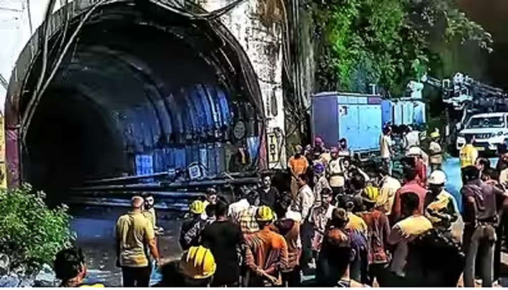 Nine workers killed in landslide at under-construction tunnel in Uttarakhand's Chamoli; search for six others underway.