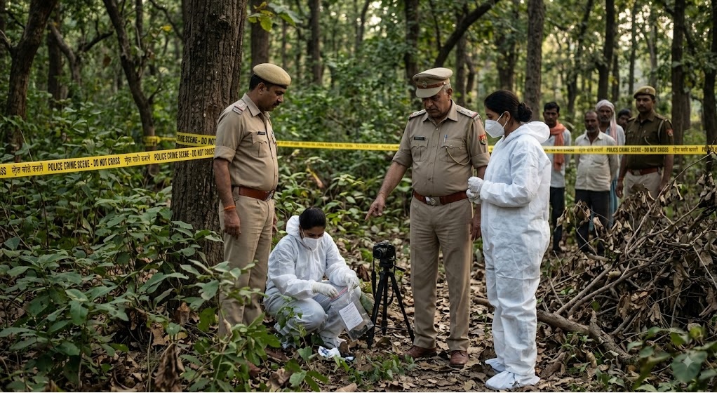 Husband turns monster over sister-in-law in Hardoi; takes wife to forest and beats her to death.
