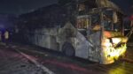 A moving bus turned into a fireball in Greater Noida; nine passengers burned to death and several were critically injured. DNA testing will be used to identify the deceased.