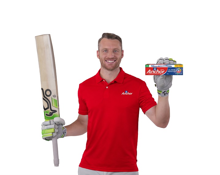 Anchor Oral Care has appointed global cricket star Jos Buttler as its brand ambassador in India.