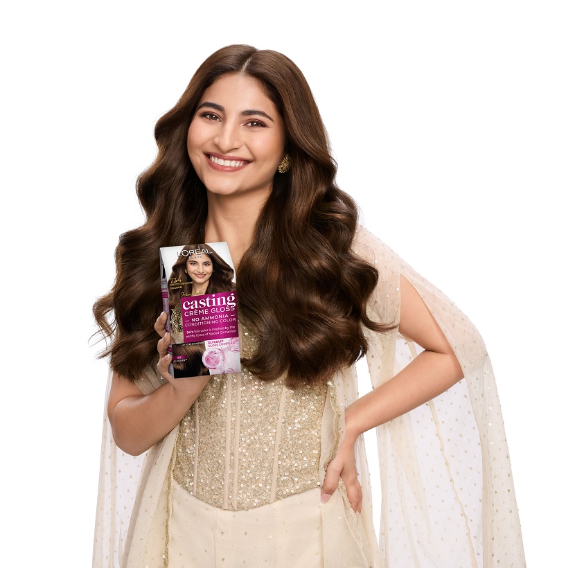 L’Oréal Paris launches a limited-edition hair color range for the festive season; Sai Godbole becomes the face of the new campaign.