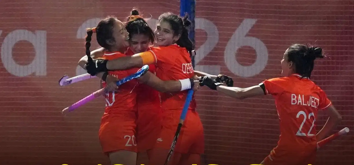 Indian women's hockey team ends 44-year drought at Asian Games; secures gold medal by defeating China.